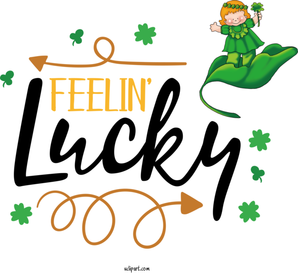 Free Holidays Logo Cartoon Leaf For Saint Patricks Day Clipart Transparent Background