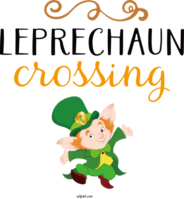 Free Holidays Cartoon Character Animal Figurine For Saint Patricks Day Clipart Transparent Background