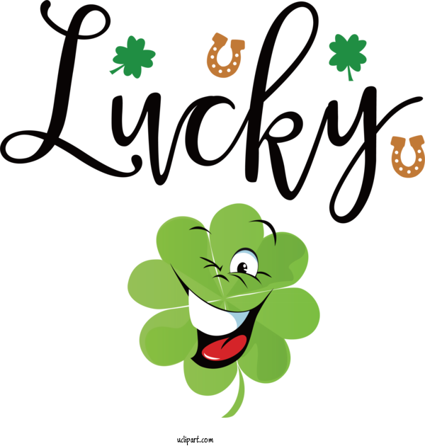 Free Holidays Saint Patrick's Day Four Leaf Clover For Saint Patricks Day Clipart Transparent Background