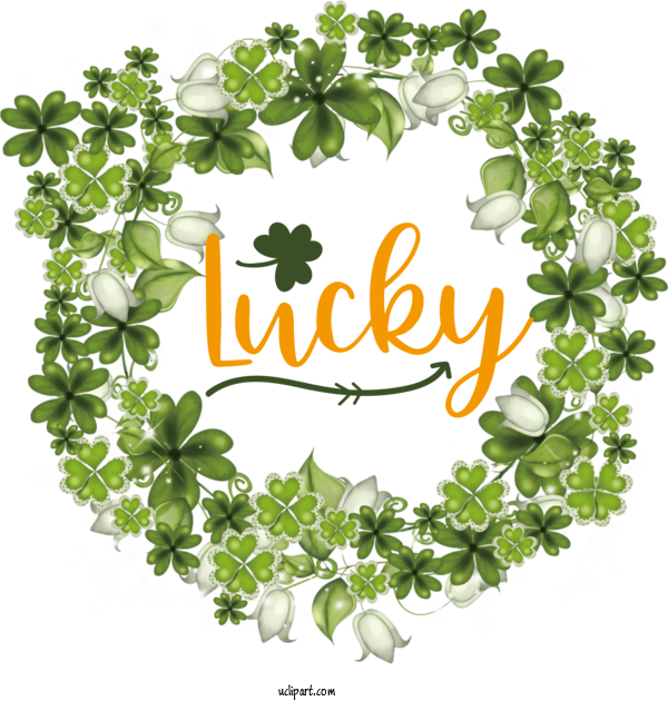 Free Holidays Leaf Leaf Vegetable Plant Stem For Saint Patricks Day Clipart Transparent Background