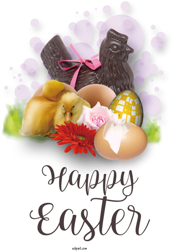 Free Holidays Easter Bunny Egg Drop Soup Easter Egg For Easter Clipart Transparent Background