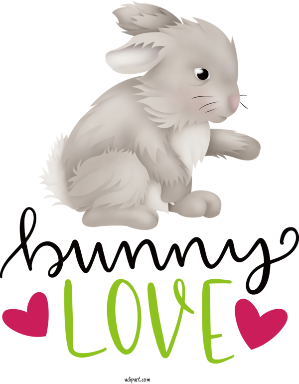 Free Holidays Hare Cartoon Rabbit For Easter Clipart Transparent Background