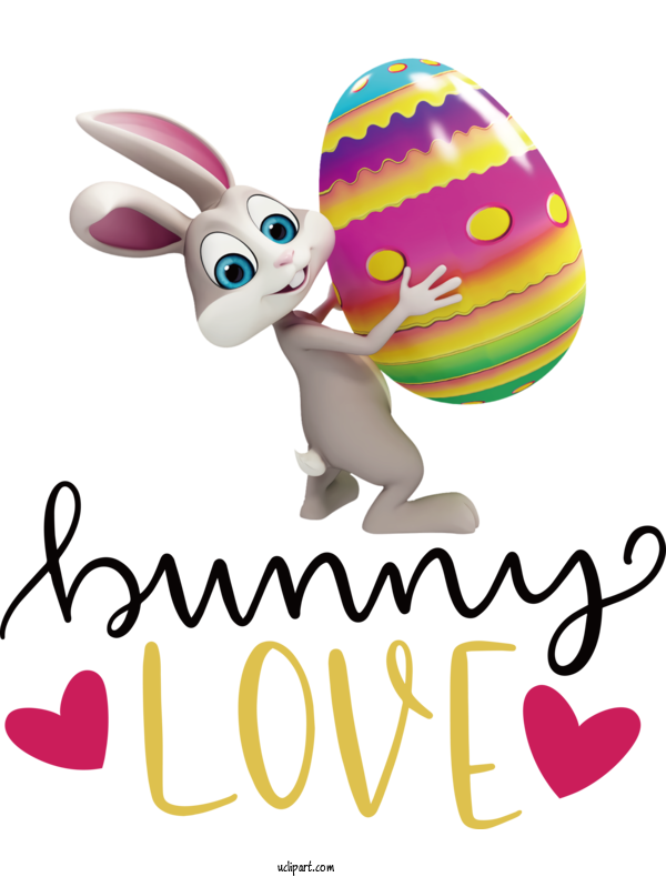 Free Holidays Easter Bunny Easter Egg Chocolate Bunny For Easter Clipart Transparent Background