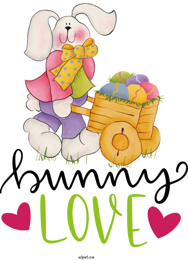 Free Holidays Easter Bunny Rabbit Painting For Easter Clipart Transparent Background