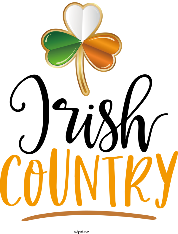 Free Holidays Logo Flower Meter For Saint Patricks Day Clipart Transparent Background
