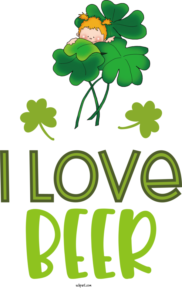 Free Holidays Leaf Plant Stem Symbol For Saint Patricks Day Clipart Transparent Background