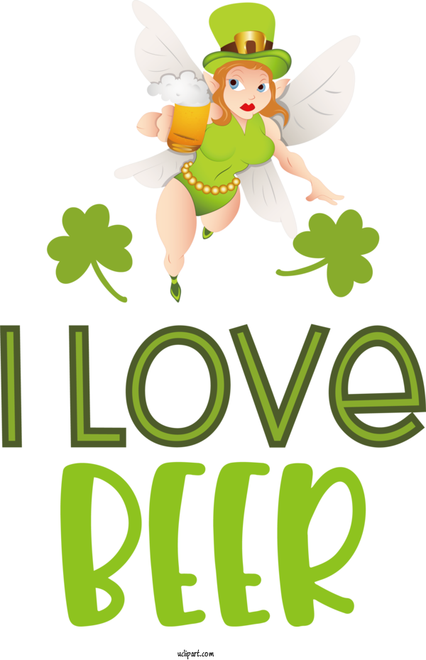 Free Holidays Cartoon Leaf Character For Saint Patricks Day Clipart Transparent Background