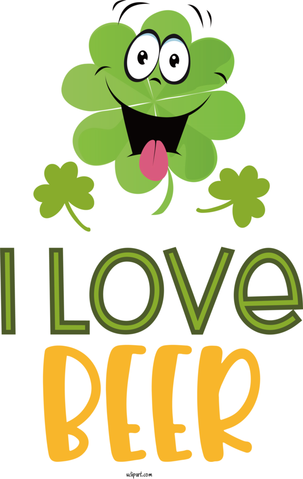 Free Holidays Leaf Plant Stem Frogs For Saint Patricks Day Clipart Transparent Background