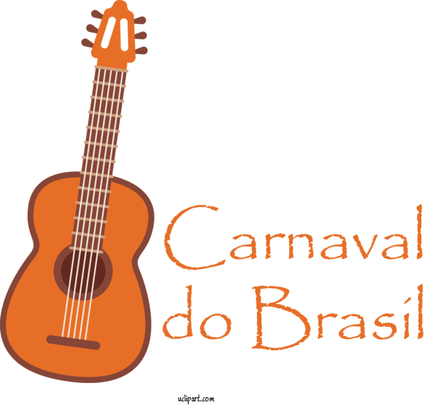 Free Holidays Acoustic Guitar String Instrument Slide Guitar For Brazilian Carnival Clipart Transparent Background