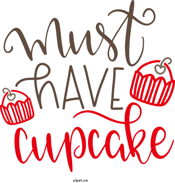 Free Food Logo Calligraphy Design For Cake Clipart Transparent Background