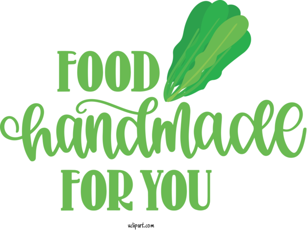 Free Food Logo Font Leaf For Food Quotes Clipart Transparent Background