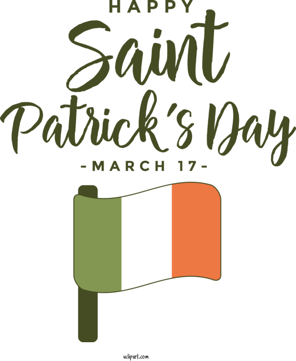 Free Holidays Logo Green Line For Saint Patricks Day Clipart Transparent Background