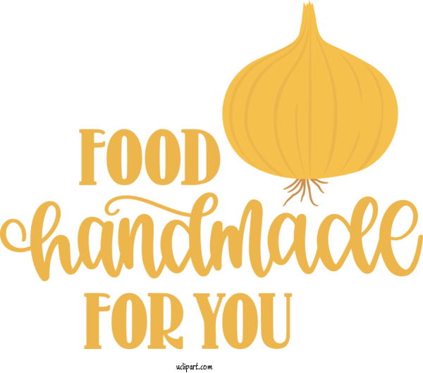 Free Food Pumpkin Logo Yellow For Food Quotes Clipart Transparent Background