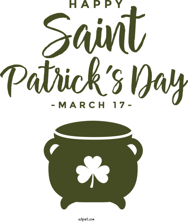 Free Holidays Coffee Cup Logo Flower For Saint Patricks Day Clipart Transparent Background