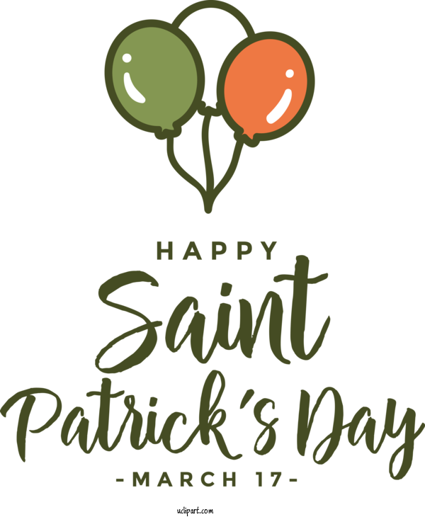 Free Holidays Floral Design Logo Meter For Saint Patricks Day Clipart Transparent Background