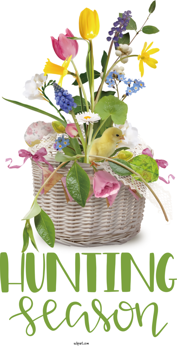 Free Holidays Floral Design Flower Cut Flowers For Easter Clipart Transparent Background
