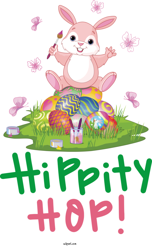 Free Holidays Easter Bunny Easter Bunny Happy Easter For Easter Clipart Transparent Background