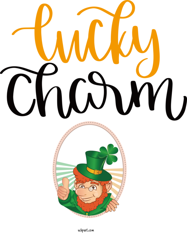 Free Holidays Logo Cartoon Commodity For Saint Patricks Day Clipart Transparent Background