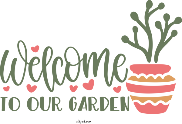 Free Nature Logo Flower Hay Flowerpot With Saucer For Garden Clipart Transparent Background