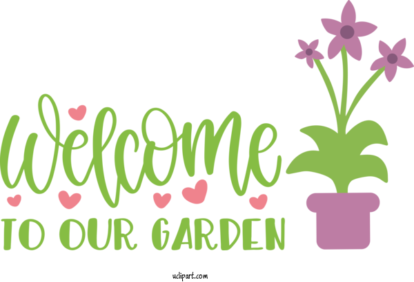 Free Nature Floral Design Cut Flowers Logo For Garden Clipart Transparent Background