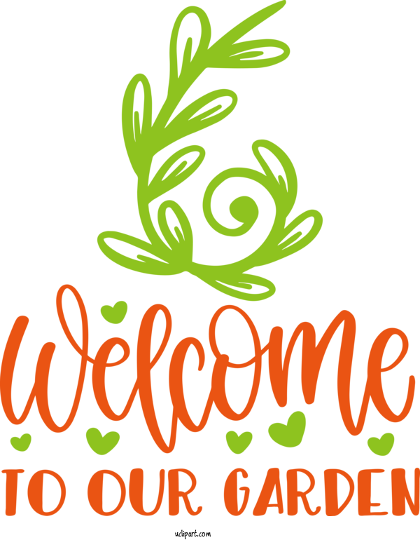 Free Nature Leaf Plant Stem Logo For Garden Clipart Transparent Background