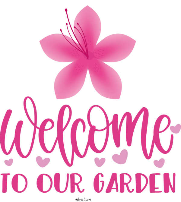 Free Nature Cut Flowers Logo Floral Design For Garden Clipart Transparent Background