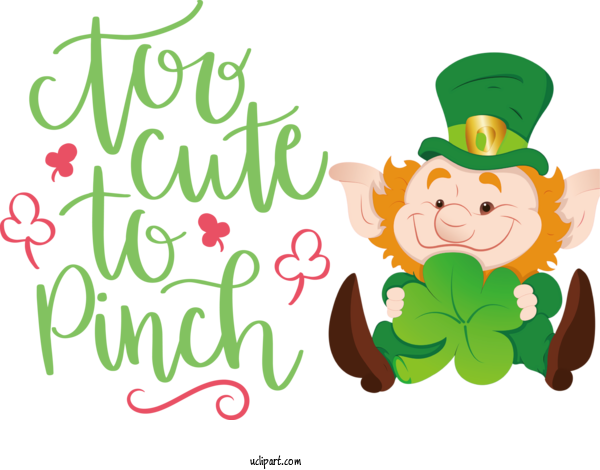 Free Holidays Saint Patrick's Day Leprechaun For Saint Patricks Day Clipart Transparent Background