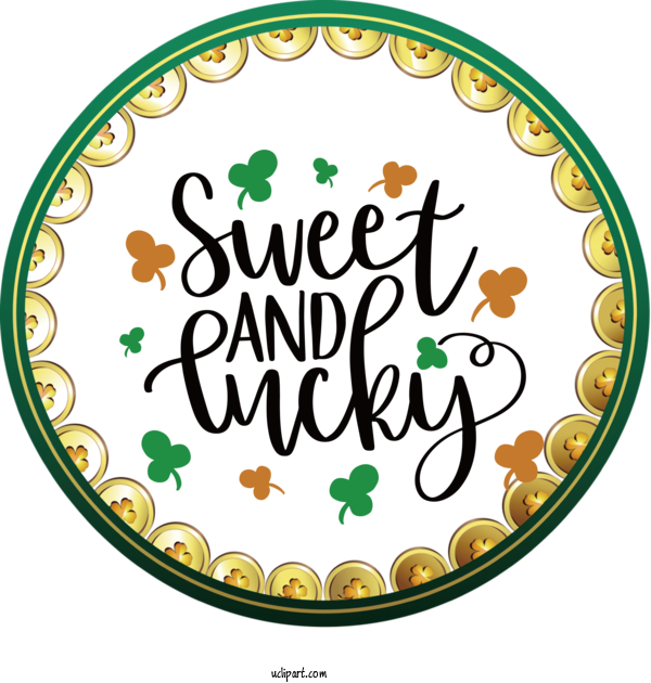 Free Holidays Design Painting Collage For Saint Patricks Day Clipart Transparent Background
