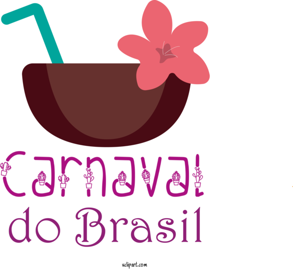 Free Holidays Logo Flower Design For Brazilian Carnival Clipart Transparent Background