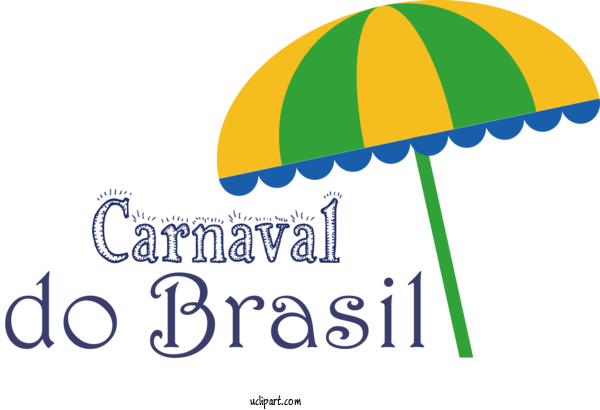 Free Holidays Logo Aqua M Yellow For Brazilian Carnival Clipart Transparent Background