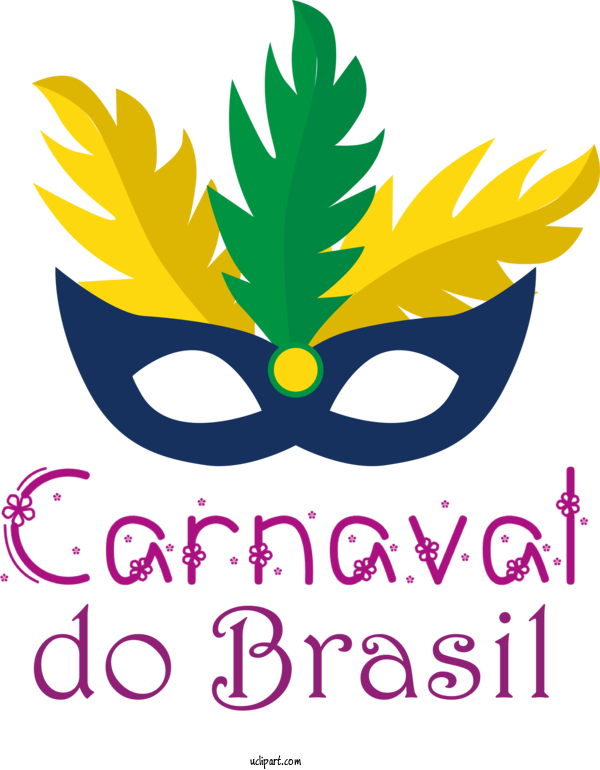 Free Holidays Logo Flower Leaf For Brazilian Carnival Clipart Transparent Background