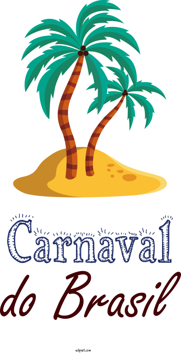 Free Holidays Palm Trees Leaf Amound University For Brazilian Carnival Clipart Transparent Background