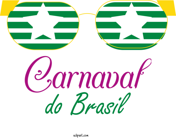 Free Holidays Sunglasses Logo Glasses For Brazilian Carnival Clipart Transparent Background
