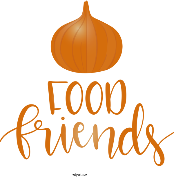 Free Food Logo Pumpkin Line For Food Quotes Clipart Transparent Background