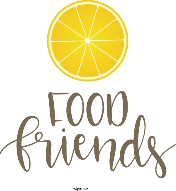 Free Food Logo Yellow Design For Food Quotes Clipart Transparent Background