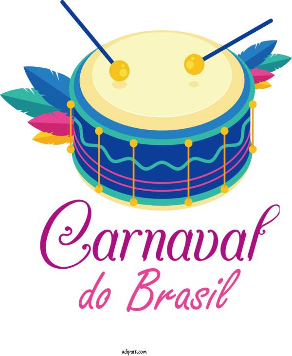 Free Holidays Letter Ta Tāʼ For Brazilian Carnival Clipart Transparent Background