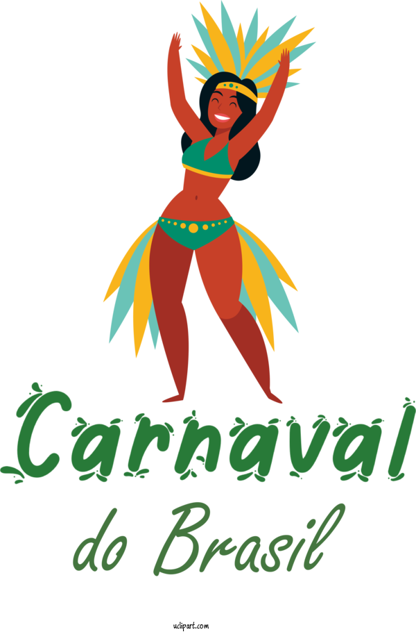 Free Holidays Logo Beauty Parlour Character For Brazilian Carnival Clipart Transparent Background