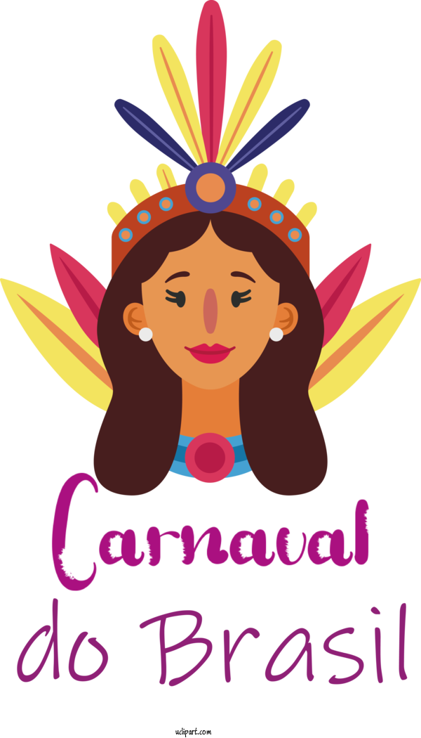 Free Holidays Flower Petal Logo For Brazilian Carnival Clipart Transparent Background