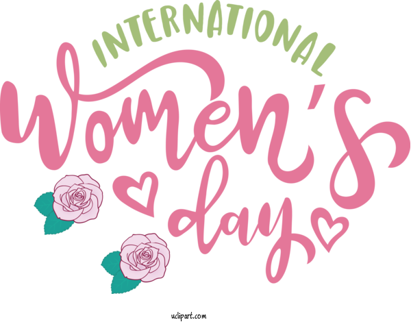 Free Holidays Logo Design Line For International Women's Day Clipart Transparent Background