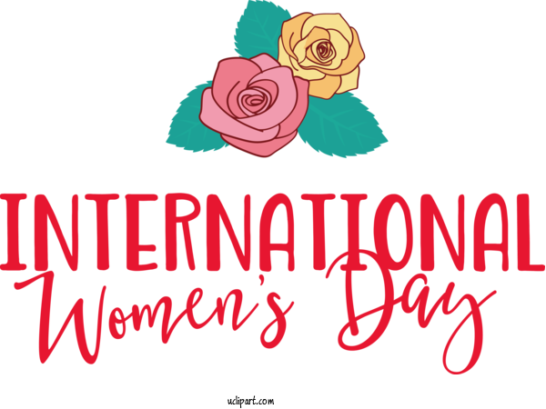 Free Holidays Cut Flowers Logo Petal For International Women's Day Clipart Transparent Background