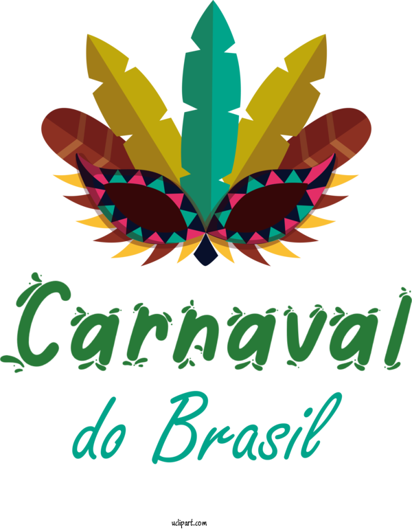 Free Holidays Logo Leaf Line For Brazilian Carnival Clipart Transparent Background