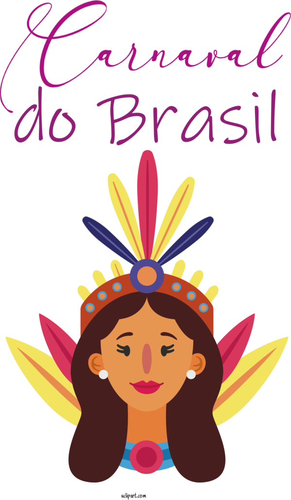 Free Holidays Cartoon Flower Meter For Brazilian Carnival Clipart Transparent Background