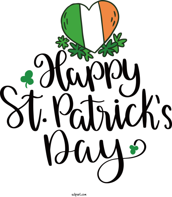 Free Holidays Logo Cartoon Flower For Saint Patricks Day Clipart Transparent Background