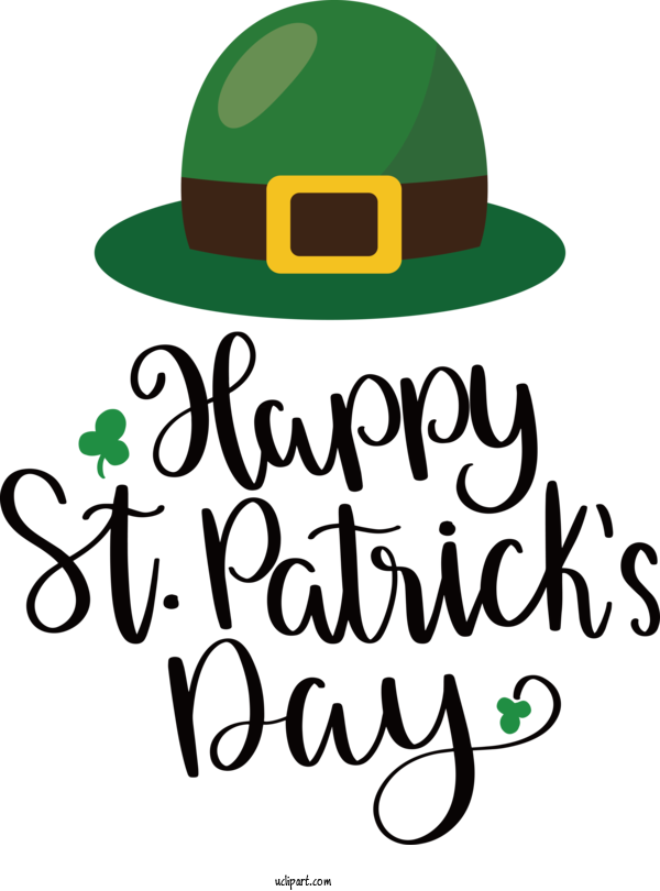 Free Holidays Logo Symbol Hat For Saint Patricks Day Clipart Transparent Background