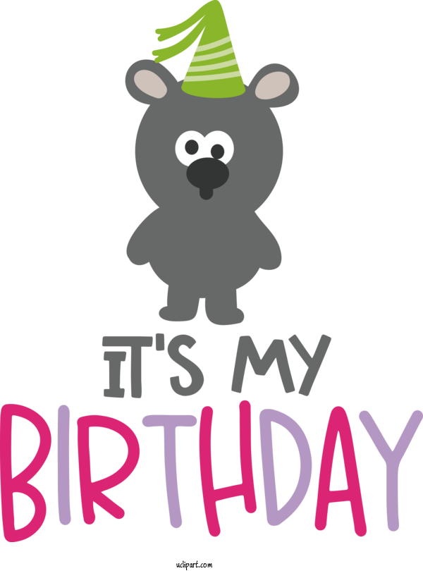 Free Occasions Logo Design Bears For Birthday Clipart Transparent Background