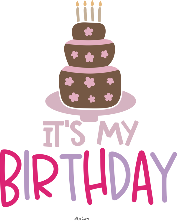 Free Occasions Birthday Cake Logo Birthday For Birthday Clipart Transparent Background