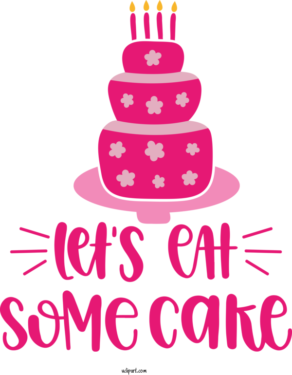 Free Occasions Design Birthday Cake For Birthday Clipart Transparent Background