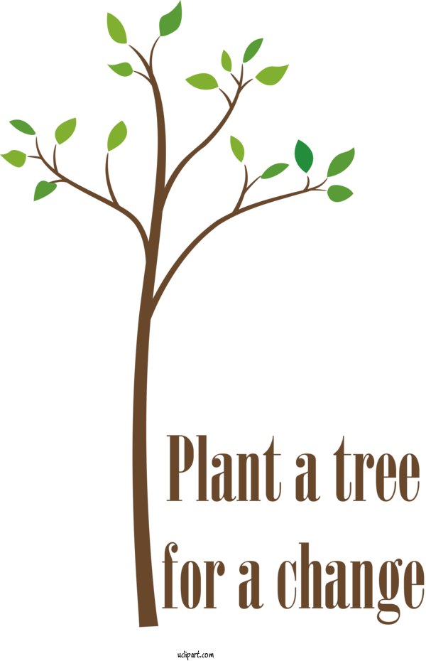Free Holidays Leaf Plant Stem Twig For Arbor Day Clipart Transparent Background