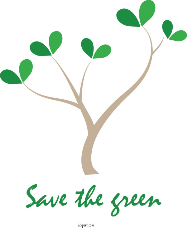 Free Holidays Leaf Plant Stem Green For Arbor Day Clipart Transparent Background