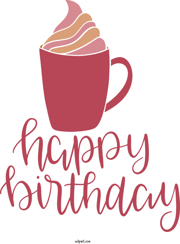 Free Occasions Coffee Cup Logo Coffee For Birthday Clipart Transparent Background